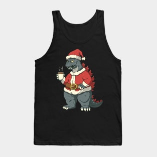 GODZILLA Christmas Coffee Tank Top